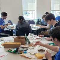 Thompson Scholars made seed packets for KDL's Seed Library